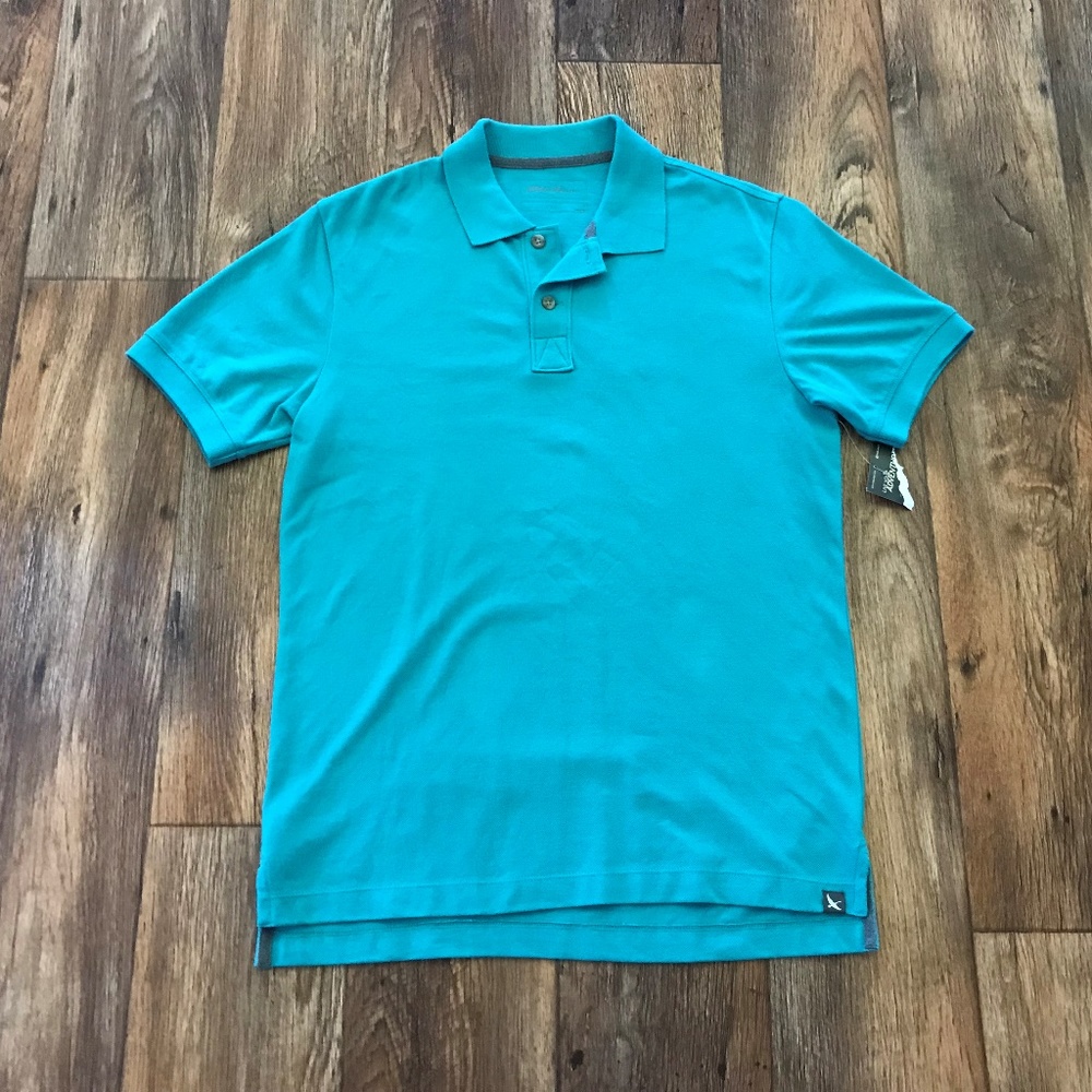Eddie Bauer Men Polo Shirt 100% Cotton Polo T shir - Picture 2 of 8